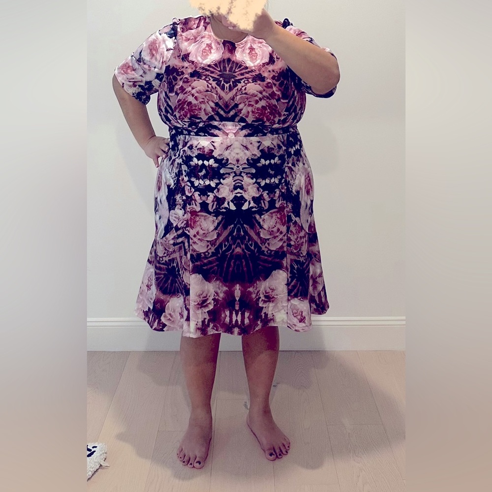 Gabby Skye plus size print dress 18W